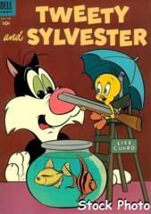 Tweety and Sylvester #07 © December 1954 Dell